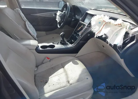 2015 Infiniti Q50 z USA, uszkodzony, nr VIN JN1BV7APXFM355082